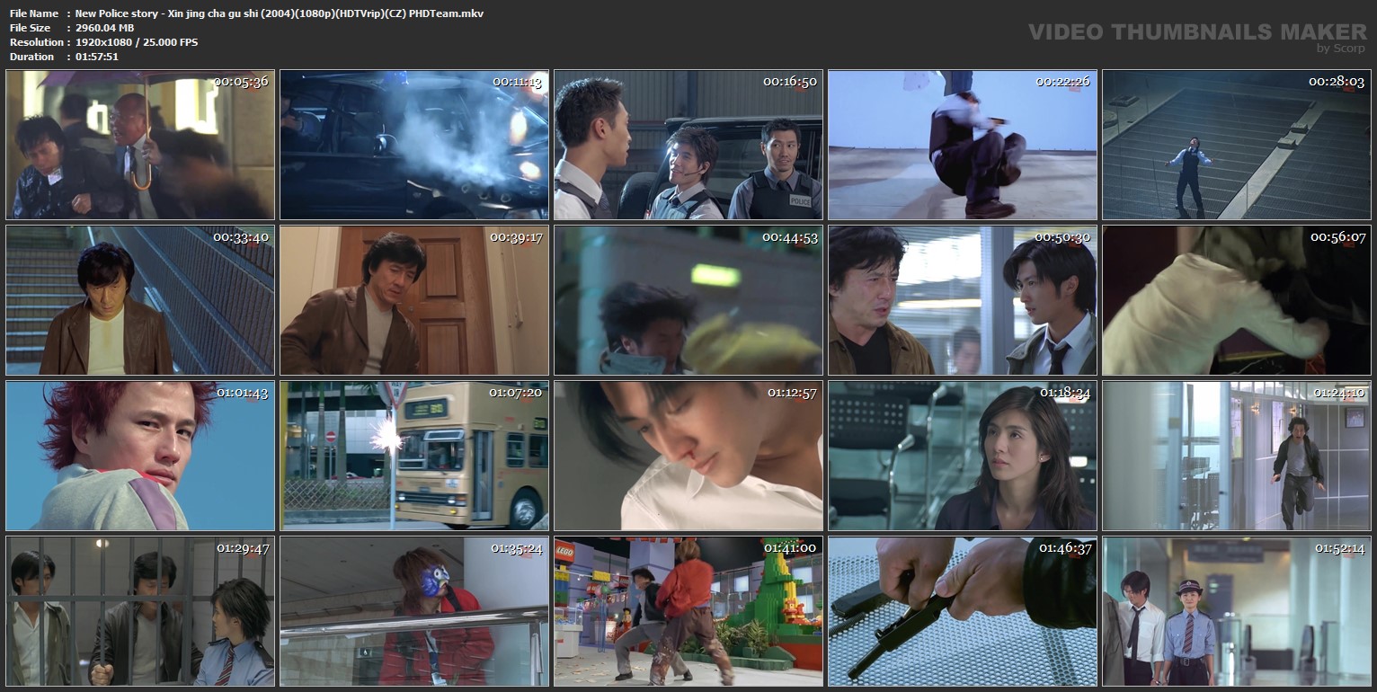 New Police story Xin jing cha gu shi 2004 1080p HDTVrip CZ